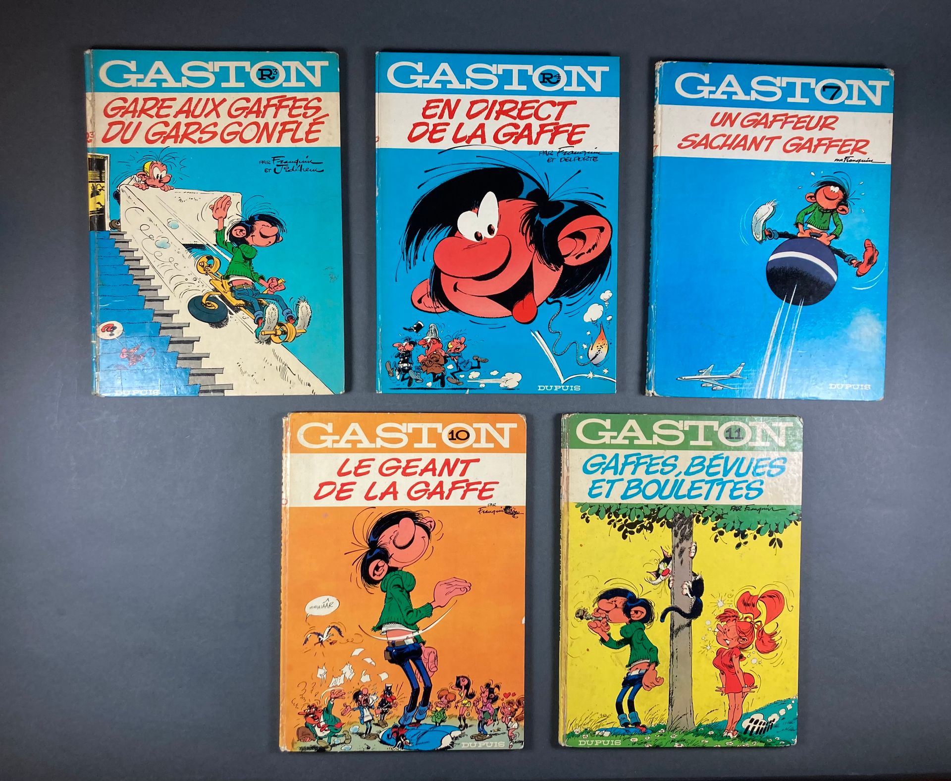 FRANQUIN - GASTON LAGAFFE Gaston Lagaffe, tomos 6c, BE, 7a, EM, 7b, BE, 8a, BE, &hellip;