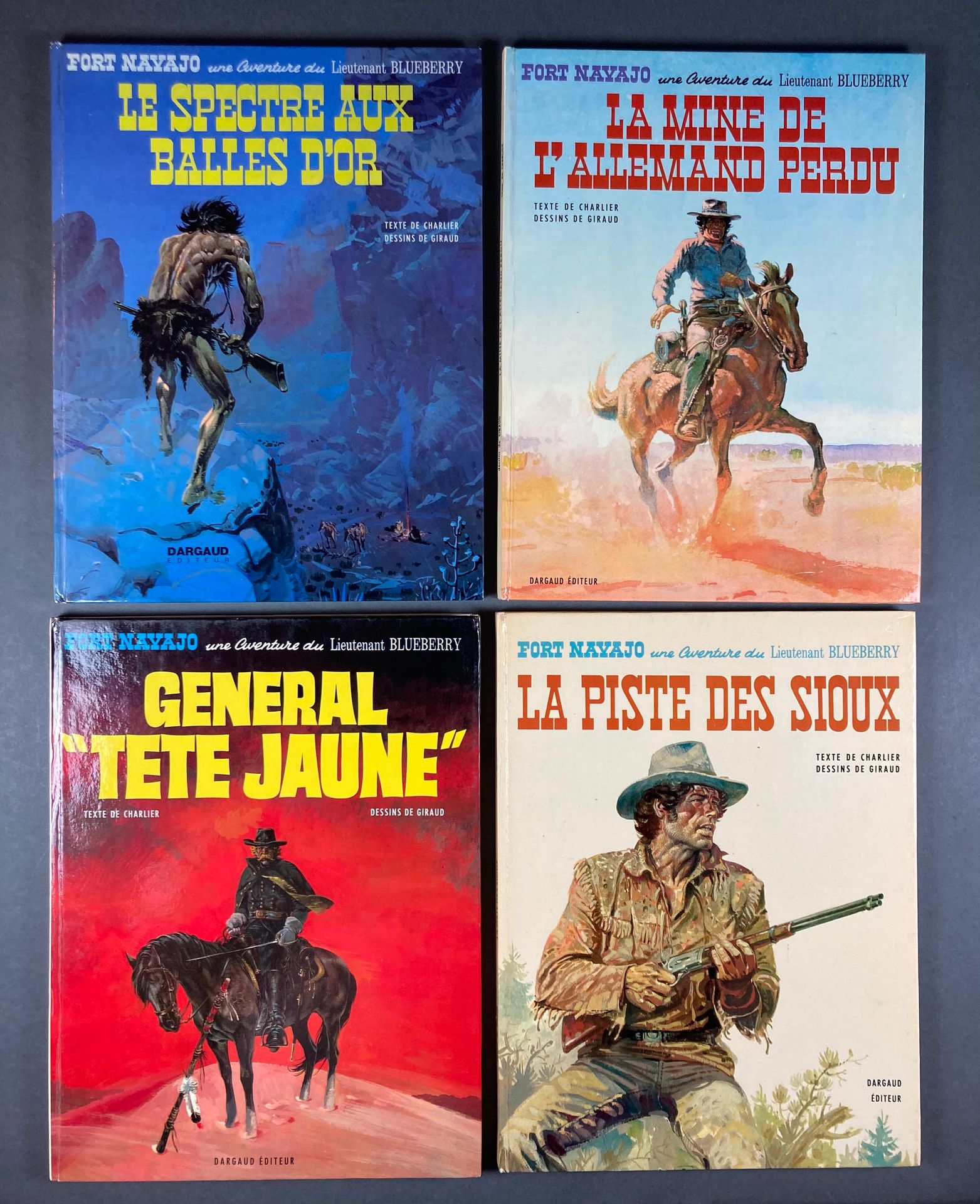 Giraud - Blueberry La piste des sioux, 9, 1971, EO, TBE except for the spine whi&hellip;