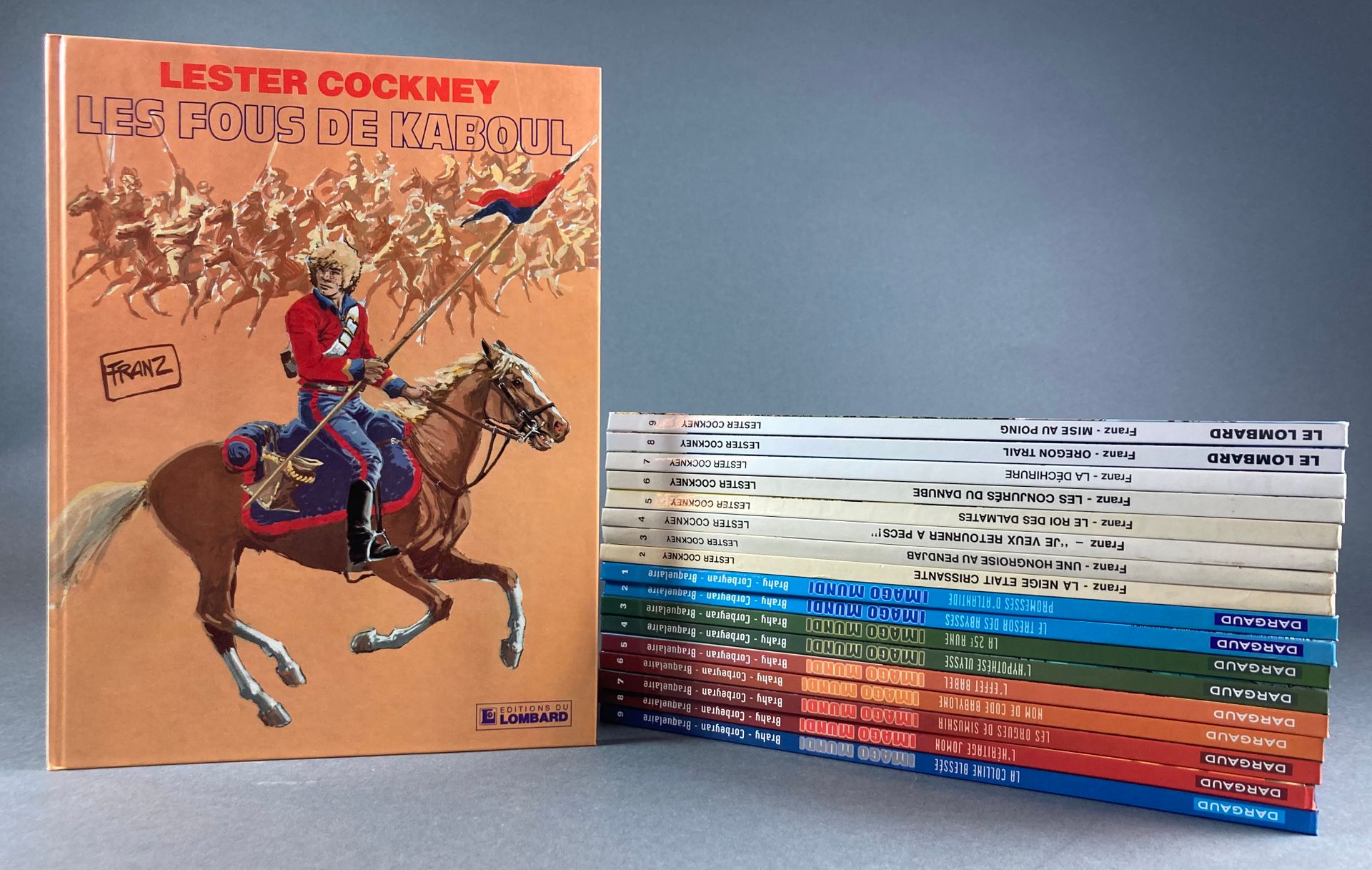 Franz & - Lester Cockney & Série Complète，第1至9卷，从Les Fous de Kaboul (1982)到Mise &hellip;
