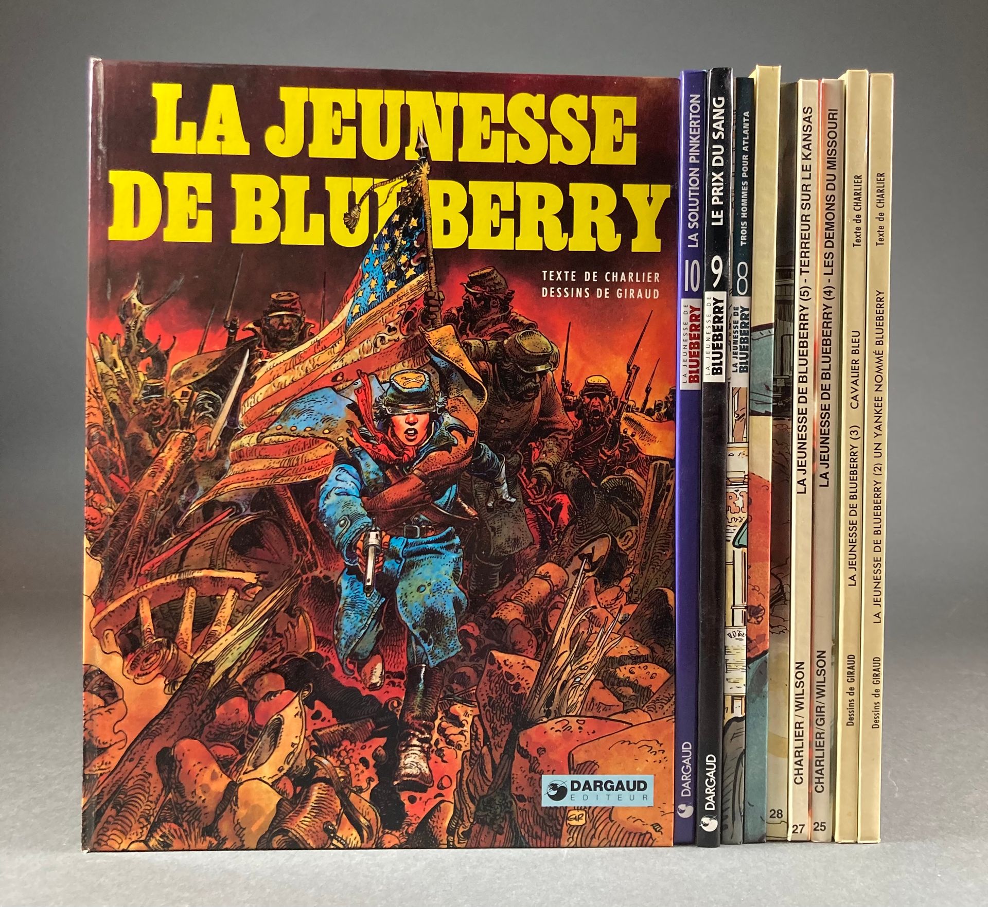 Giraud & - Blueberry (Jeunesse) 第1至10卷，从La jeunesse de Blueberry（1975年）到La solut&hellip;