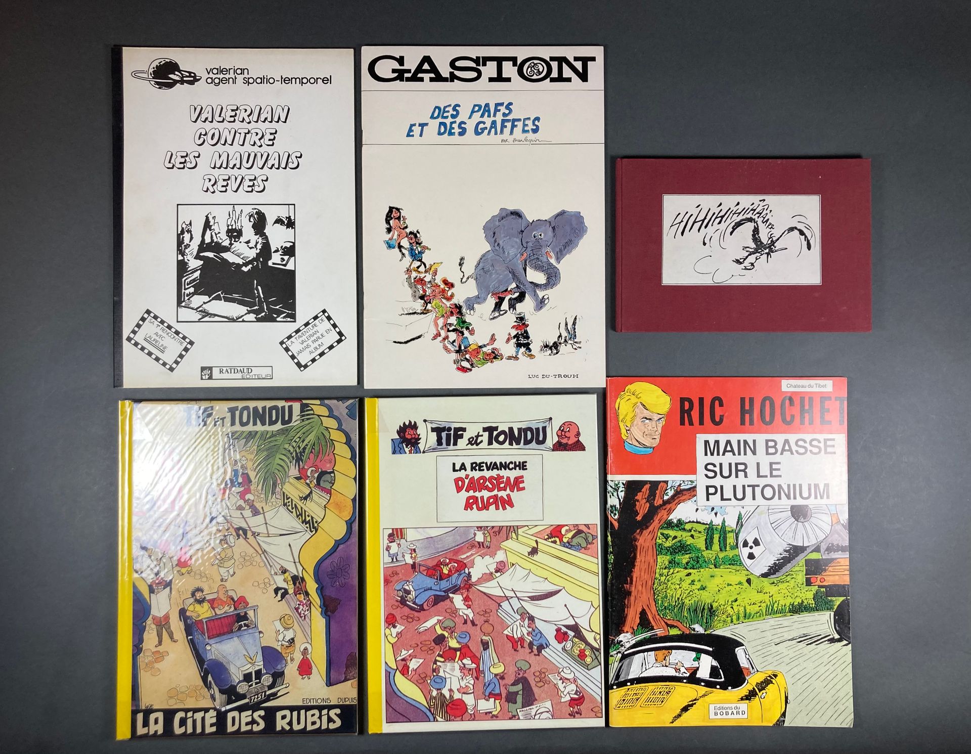 Franquin & - Gaston Pirate & Des pafs et des gaffes, TL 3000 ex. 1987, EO, chez &hellip;