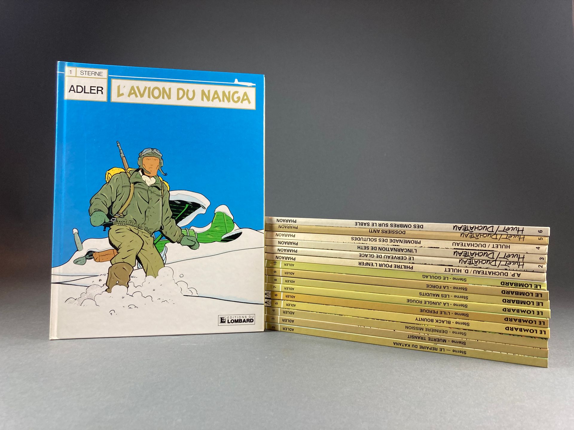 Sterne - Adler & Serie completa, volumi da 1 a 10, da L'avion du Nanga (1987) a &hellip;