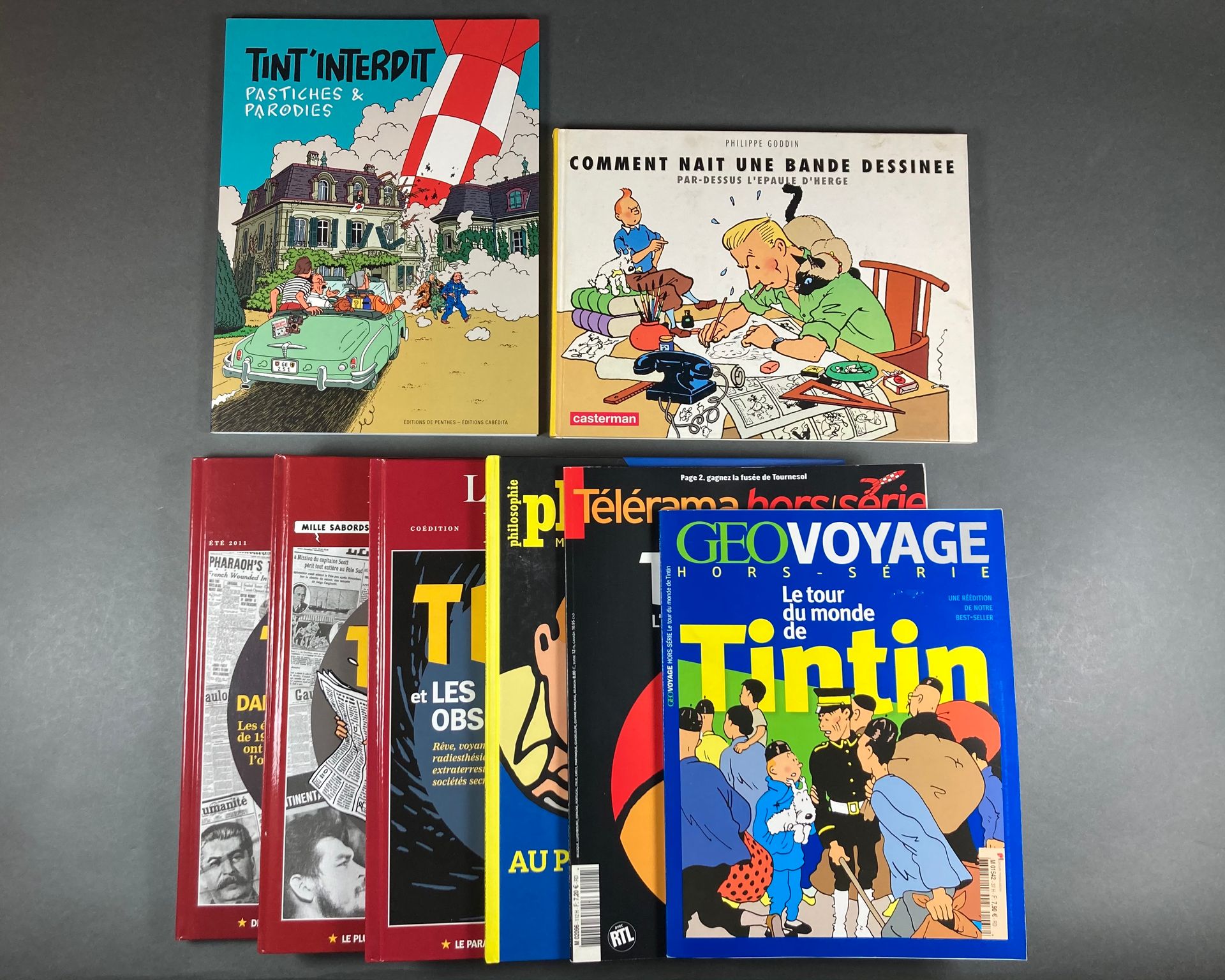 Hergé - Tintin Da AJ Tornare, Tint'interdit, Pastiches et parodies, rara edizion&hellip;