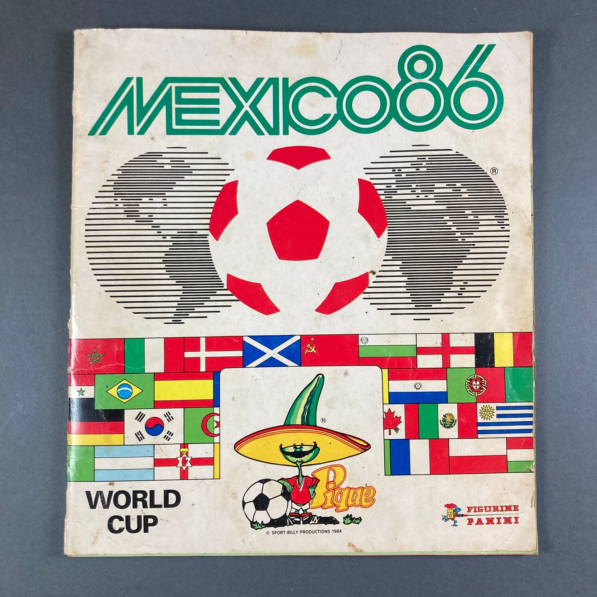 Divers - Panini Mondial 1986 Panini墨西哥1986年的贴纸专辑，完整的。除了第2个盘子上的撕裂和里面的一些比赛分数和球员名字外&hellip;