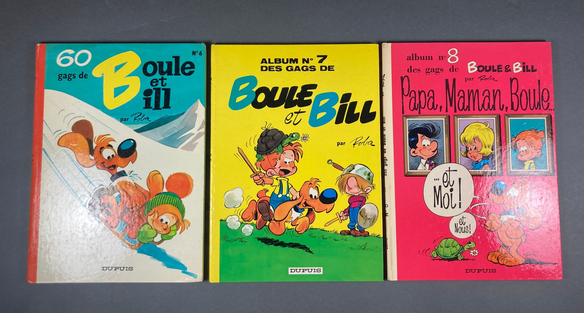 Roba - Boule et Bill 60 gags di Boule et Bill, 6, 1970, EO, a Dupuis, BE+ a TBE &hellip;