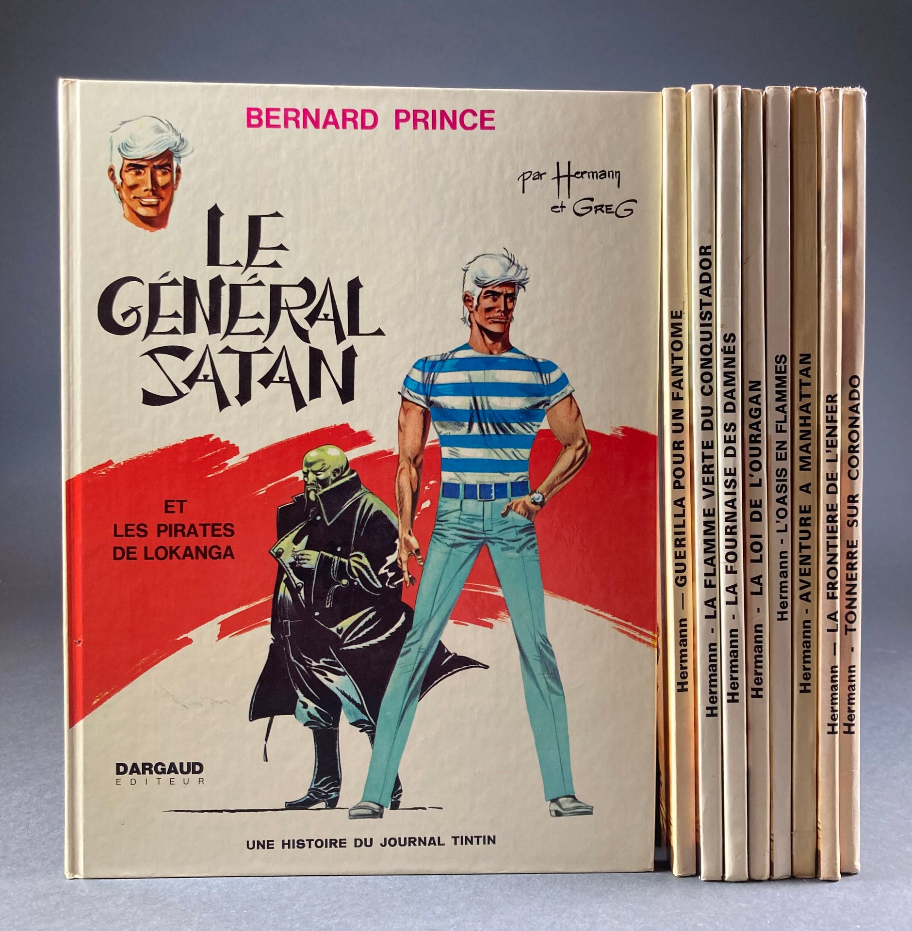 HERMANN - Bernard Prince Volumes 1 to 9, from General Satan (1971) to Guerilla f&hellip;