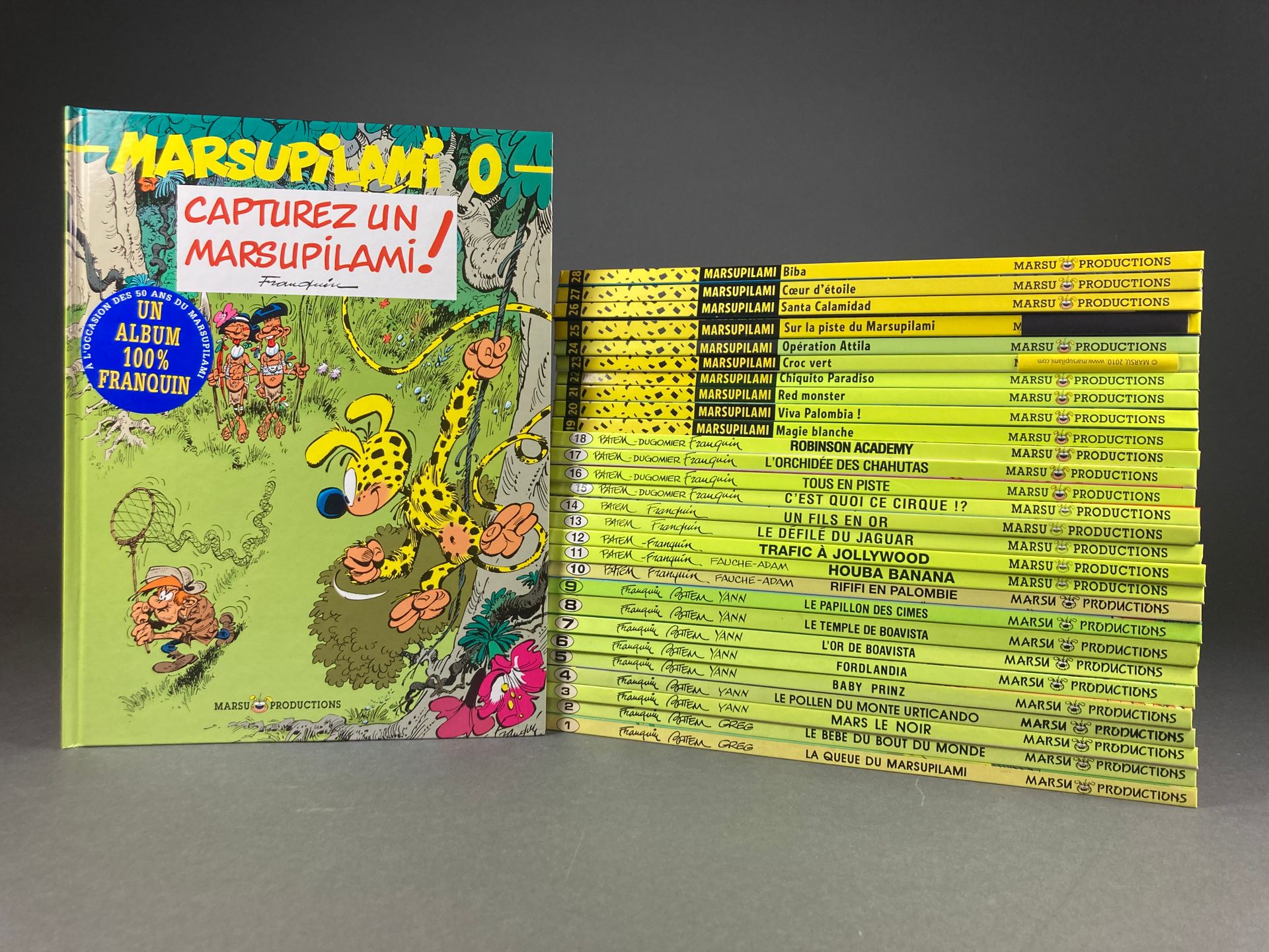 Franquin-Batem - Marsupilami 从《马苏比拉米的队列》（1987年）到《比巴》（2014年），从《捕捉马苏比拉米！》到《马苏比拉米！》&hellip;