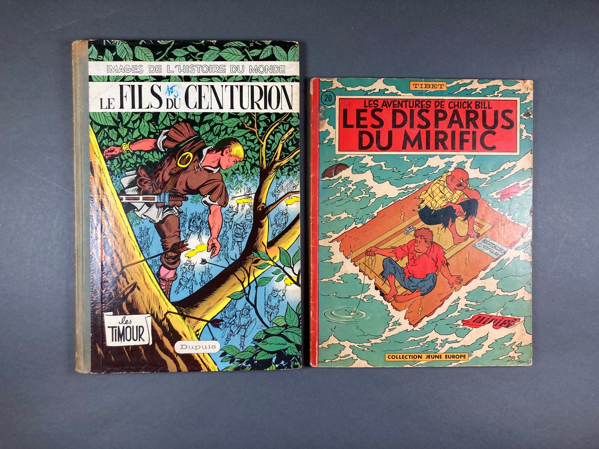 Tibet - Chick Bill & Les disparus du Mirific，平装本，EO，1963，JE 20，au Lombard，BE。还有蒂&hellip;