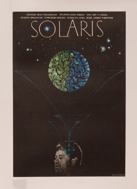 Null SOLARIS
Andreï Tarkovski. 1972. Non-signée. 28 x 39 cm. Entoilée. Affiche t&hellip;