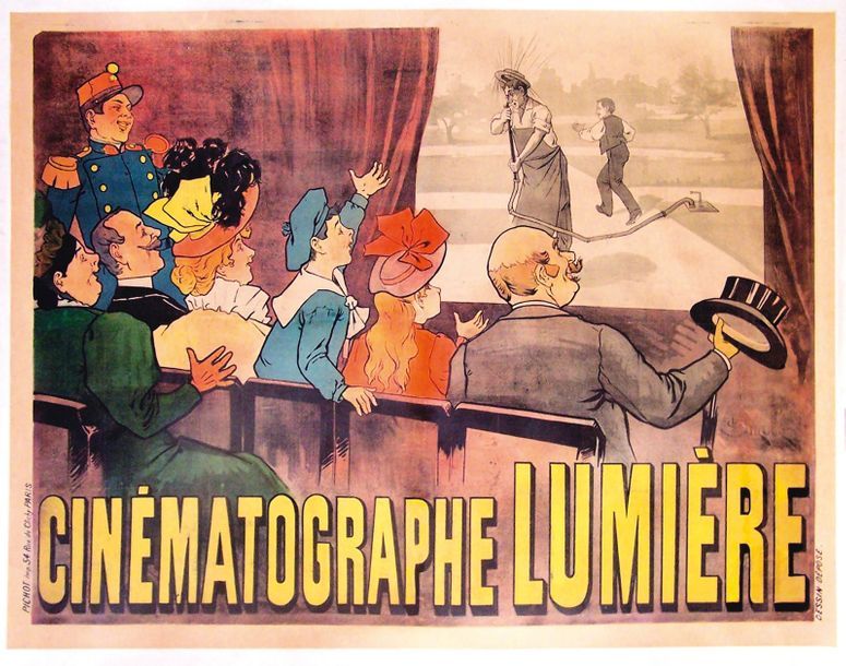 Null CINEMATOGRAPHE LUMIÈRE 1896
Marcellin Auzolle. 120 x 160 cm. Entoilée. Affi&hellip;