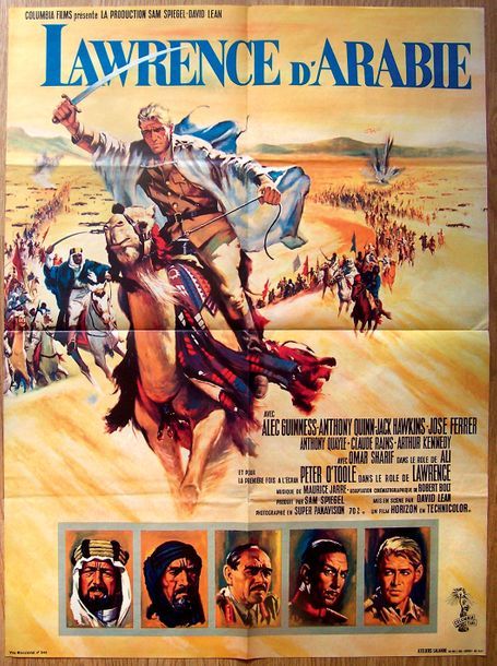 Null LAWRENCE D'ARABIE/LAWRENCE OF ARABIA
David Lean. 1962. Non-signée. 60 x 80 &hellip;