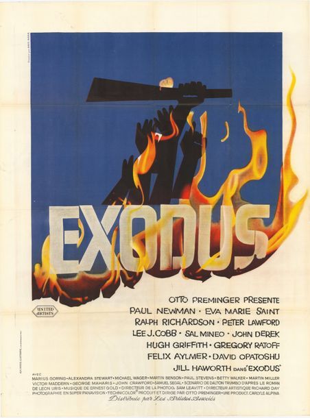 Null EXODUS
Otto Preminger. 1960. Saul Bass. 120 x 160 cm. Affiche française. Im&hellip;