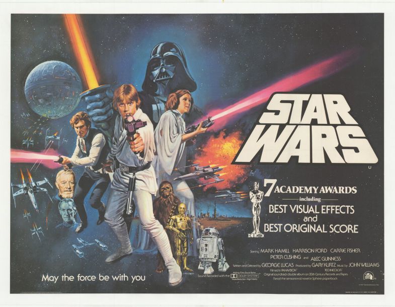 Null STAR WARS
George Lucas. 1977. Chantrell. 100 x 70 cm. Entoilée. Affiche ang&hellip;