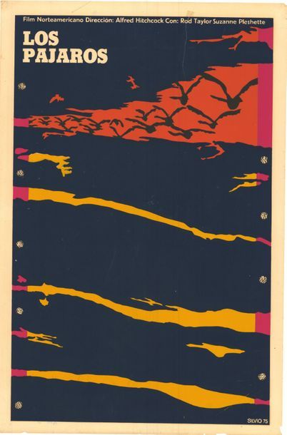Null LOS PAJAROS/THE BIRDS
Alfred Hitchcock. 1963. Silvio. 50 x 75 cm. Affiche c&hellip;