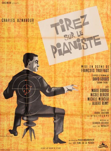 Null TIREZ SUR LE PIANISTE
François Truffaut. 1960. Jouineau-Bourduge. 120 x 160&hellip;