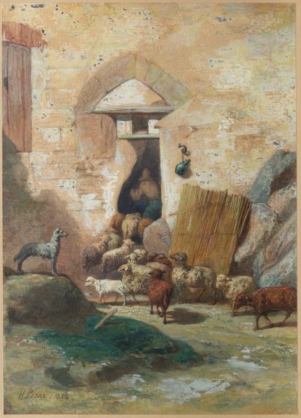 DORÉ Gustave (Graveur de). PISAN (Héliodore-Joseph) .
Watercolor signed lower le&hellip;