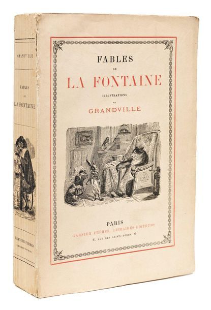GRANDVILLE Jean-Ignace-Isidore. LA FONTAINE (Jean de) 
Fables de La Fontaine ill&hellip;