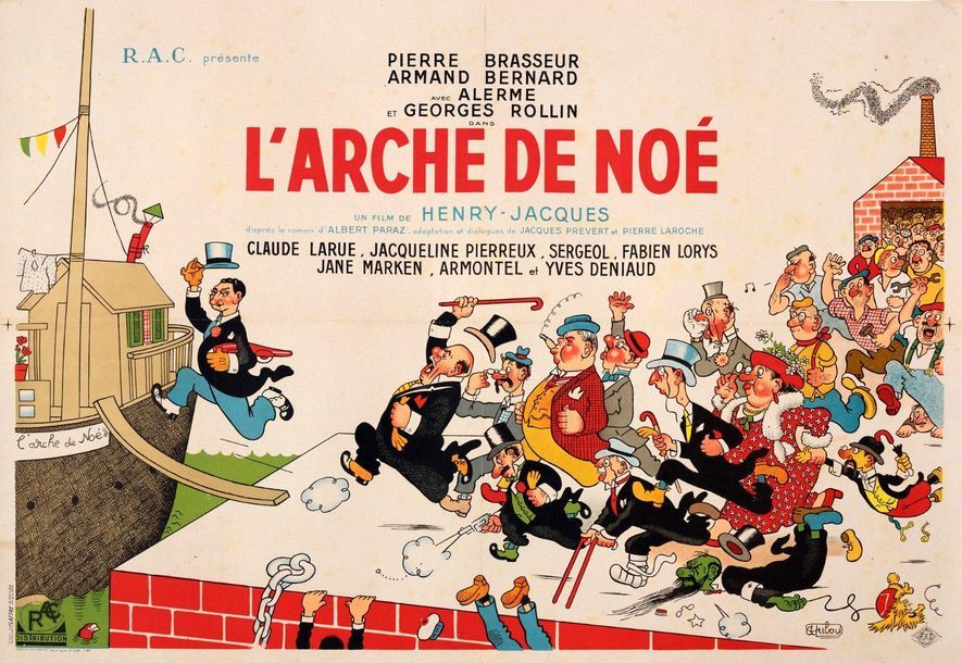 Null L'Arche de Noé
Henry-Jacques. 1947. DUBOUT Albert. Affiche lithographique. &hellip;