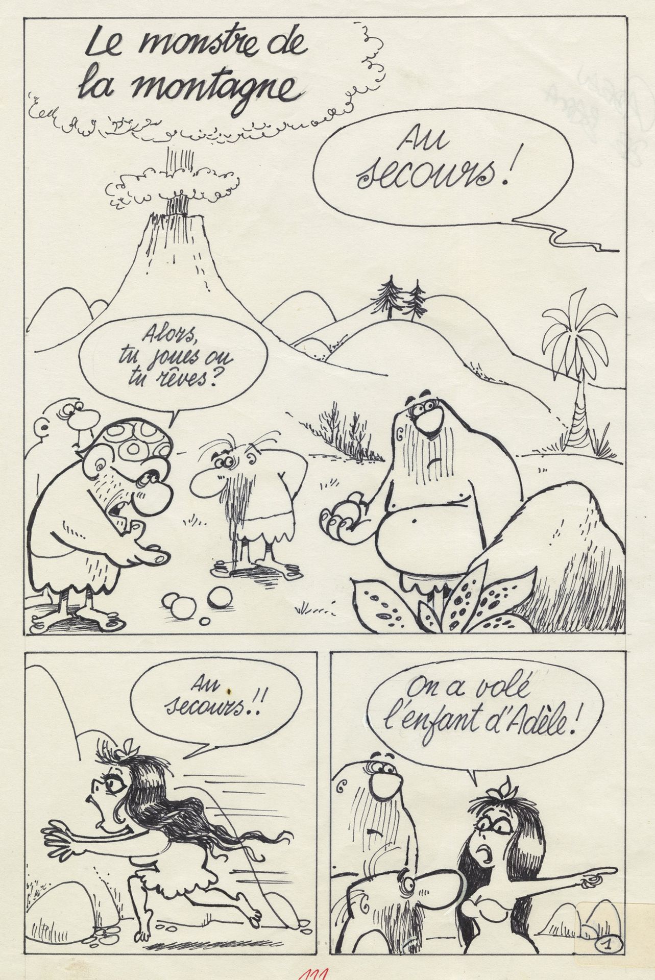 BARA (1923-2003) 
Cro-Magnon - Le monstre de la montagne



Feutre sur papier po&hellip;