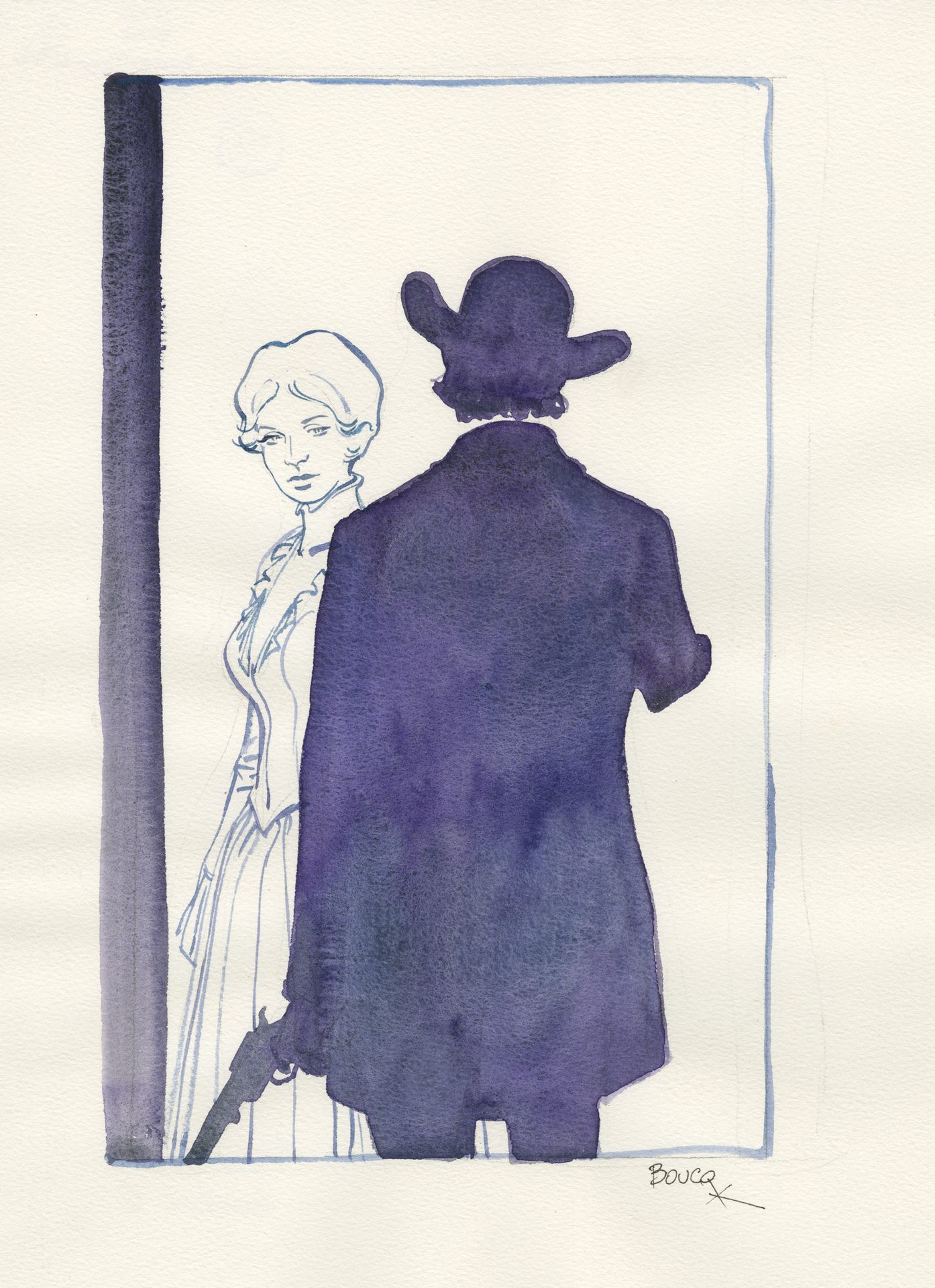 François Boucq (né en 1955) Bouncer
Tintas de color sobre papel para un dibujo p&hellip;