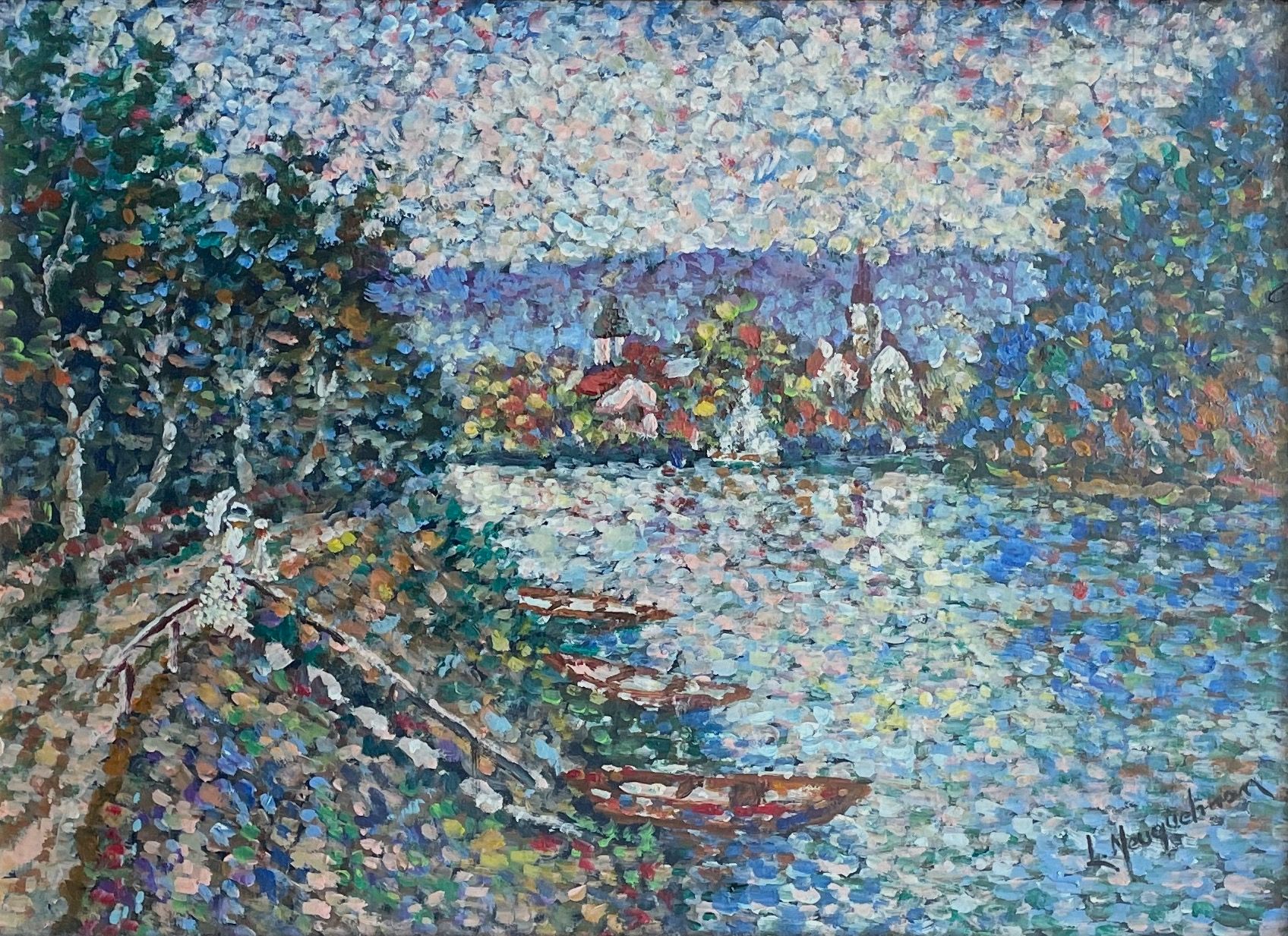 Lucien NEUQUELMAN (1909-1988) 


河岸



板面油画，右下角有签名 



26,5 x 36 cm