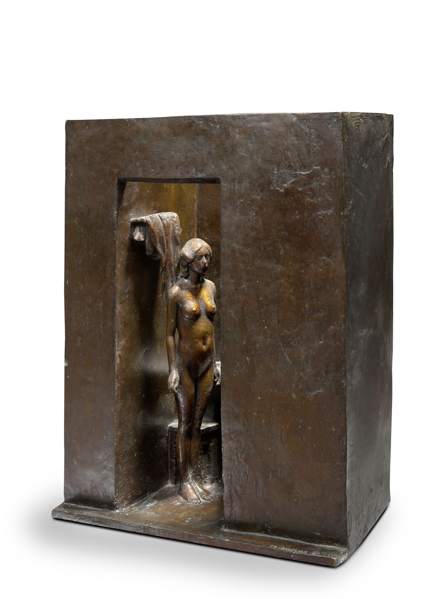 André BARELIER (1934) 
Cabina telefónica
Impresión en bronce