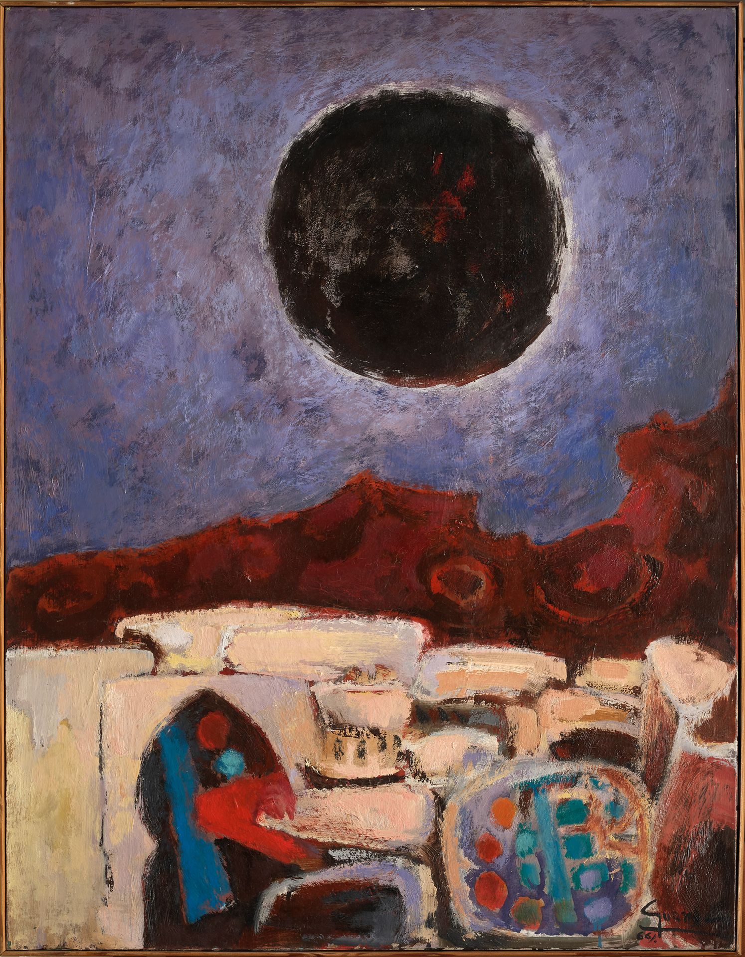 Antonio GUANSÉ (1926-2008) 
Morocco
Oil on canvas, signed lower right, countersi&hellip;