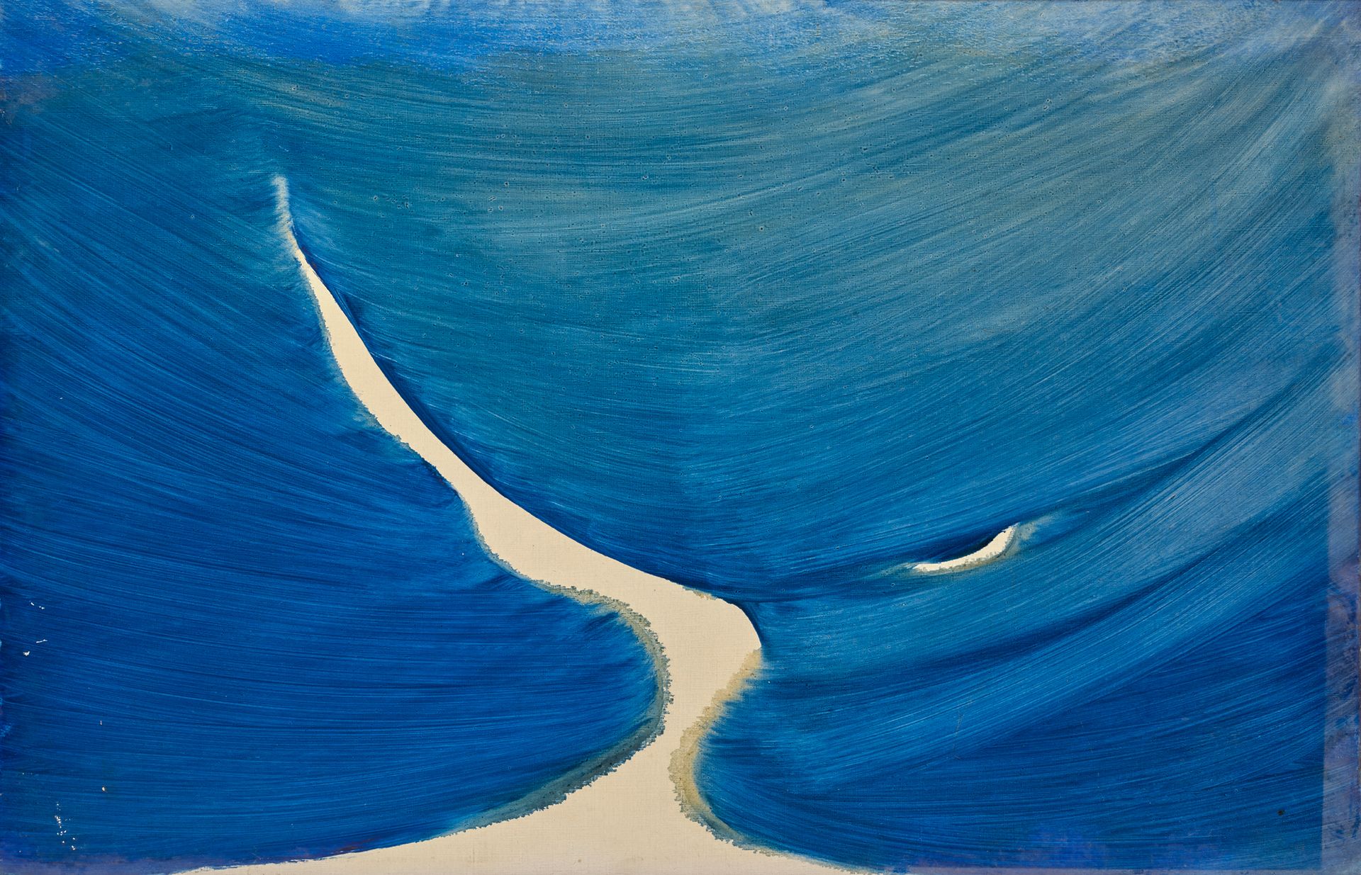 René DUVILLIER (1919-2002) 


蓝色单色 n°1



布面油画，背面有标题和日期



60 x 88 cm