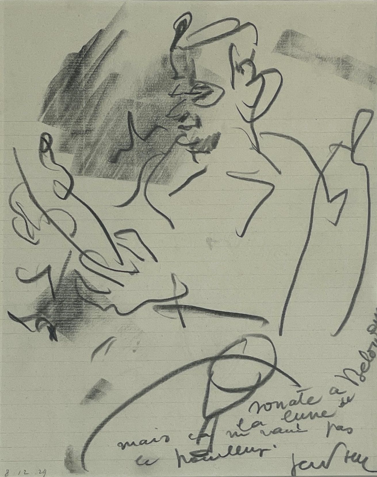 Eugène Paul dit Gen Paul (1895-1975) 


Le lecteur



Crayon sur papier, signé e&hellip;
