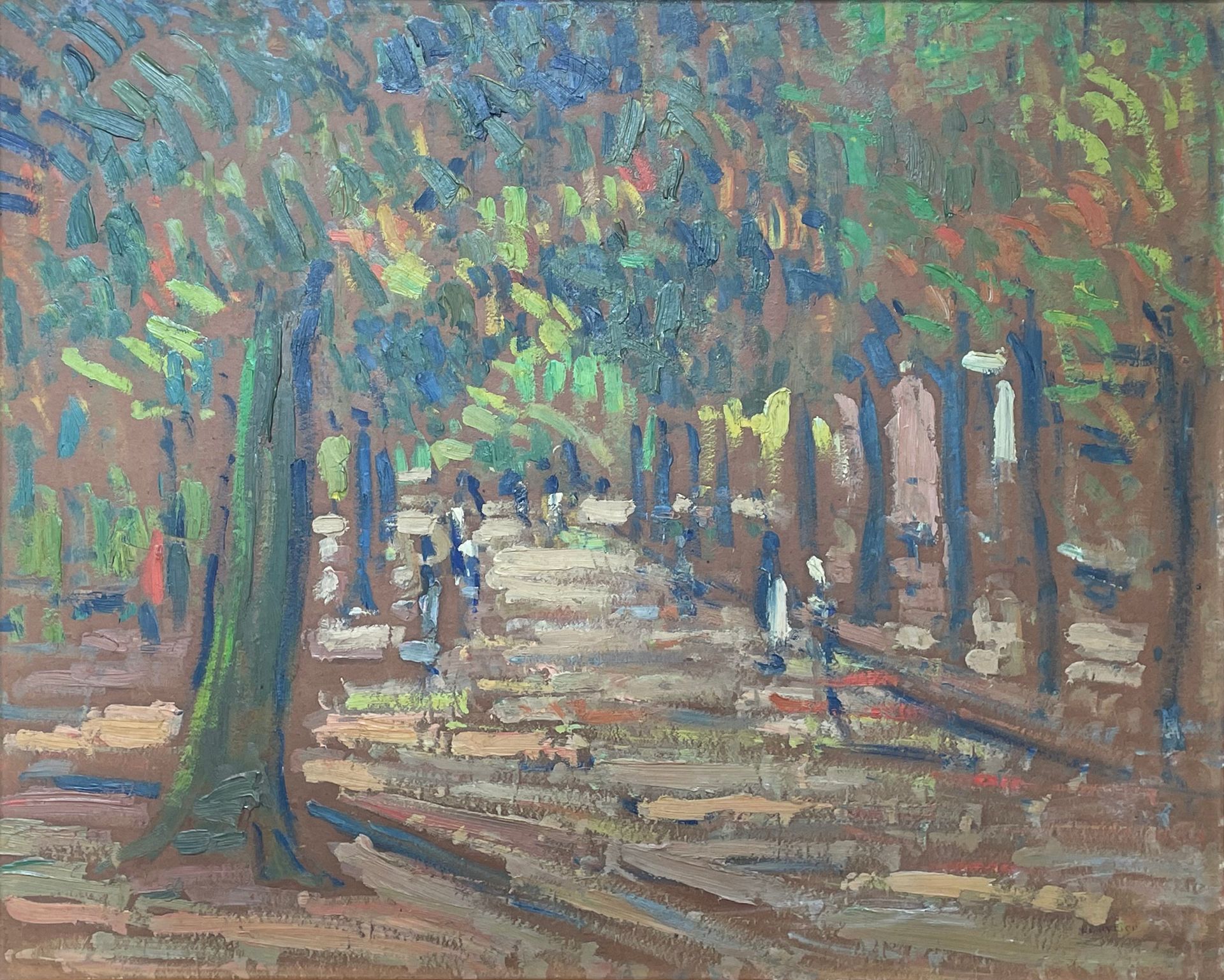 Maurice LOUVRIER (1878-1954) 


鲁昂的甘贝塔大道，1922年



伊索尔面板上的油画，右下方有签名 



46,5 x 54&hellip;