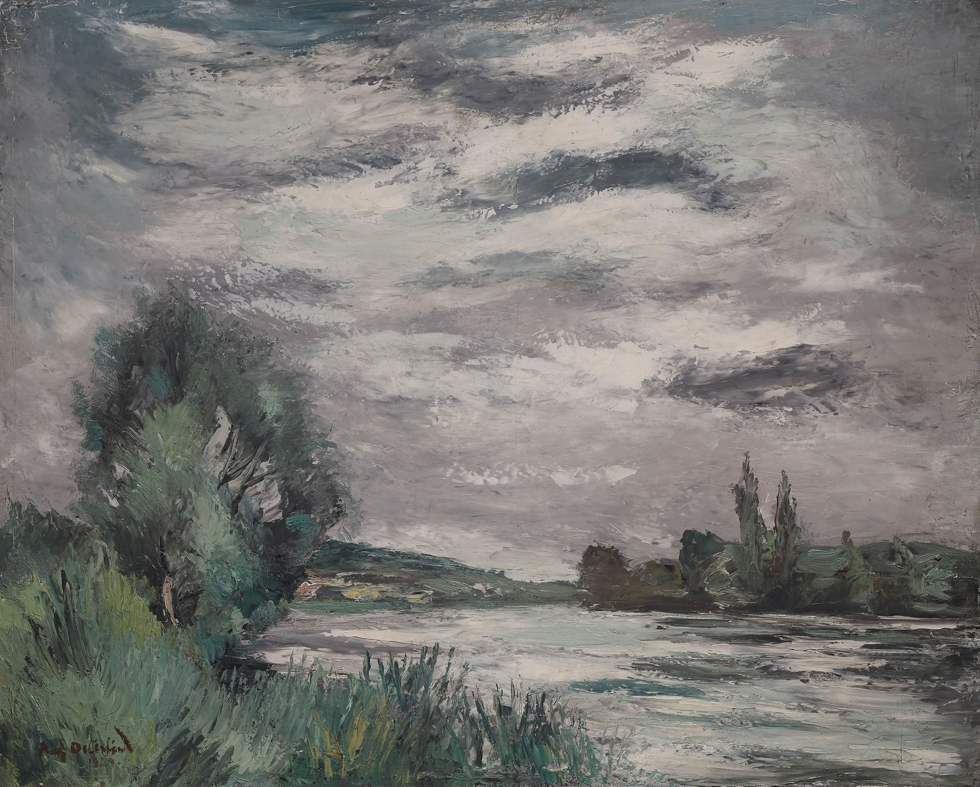 Anders OSTERLIND (1887-1960) 


景观



布面油画，左下方有签名和日期1929年。



59,5 x 81 cm