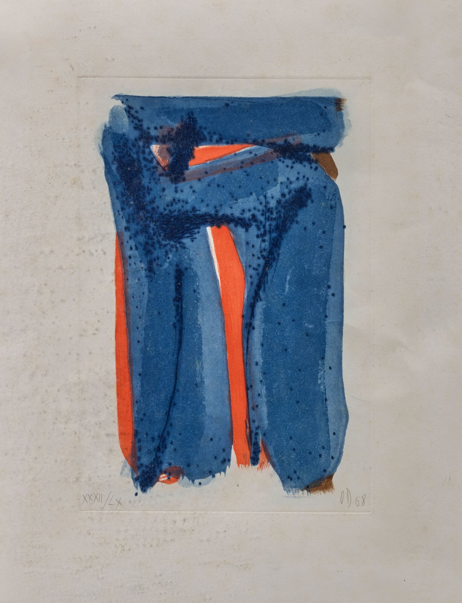 Olivier DEBRE (1920-1999) 
Komposition, 1968
Lithografie in Farbe, signiert mit &hellip;