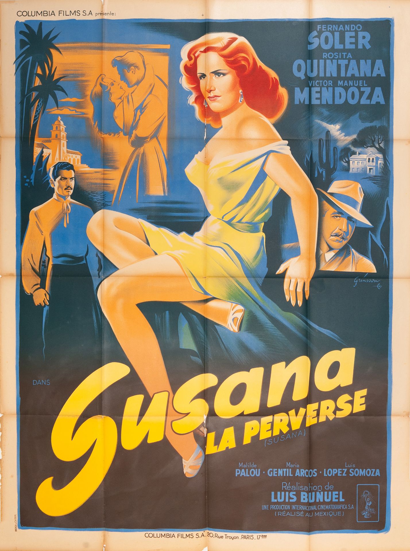 Null SUSANA LA PERVERSE / SUSANA Luis Bunuel. 1951.
120 x 160 cm. Affiche frança&hellip;