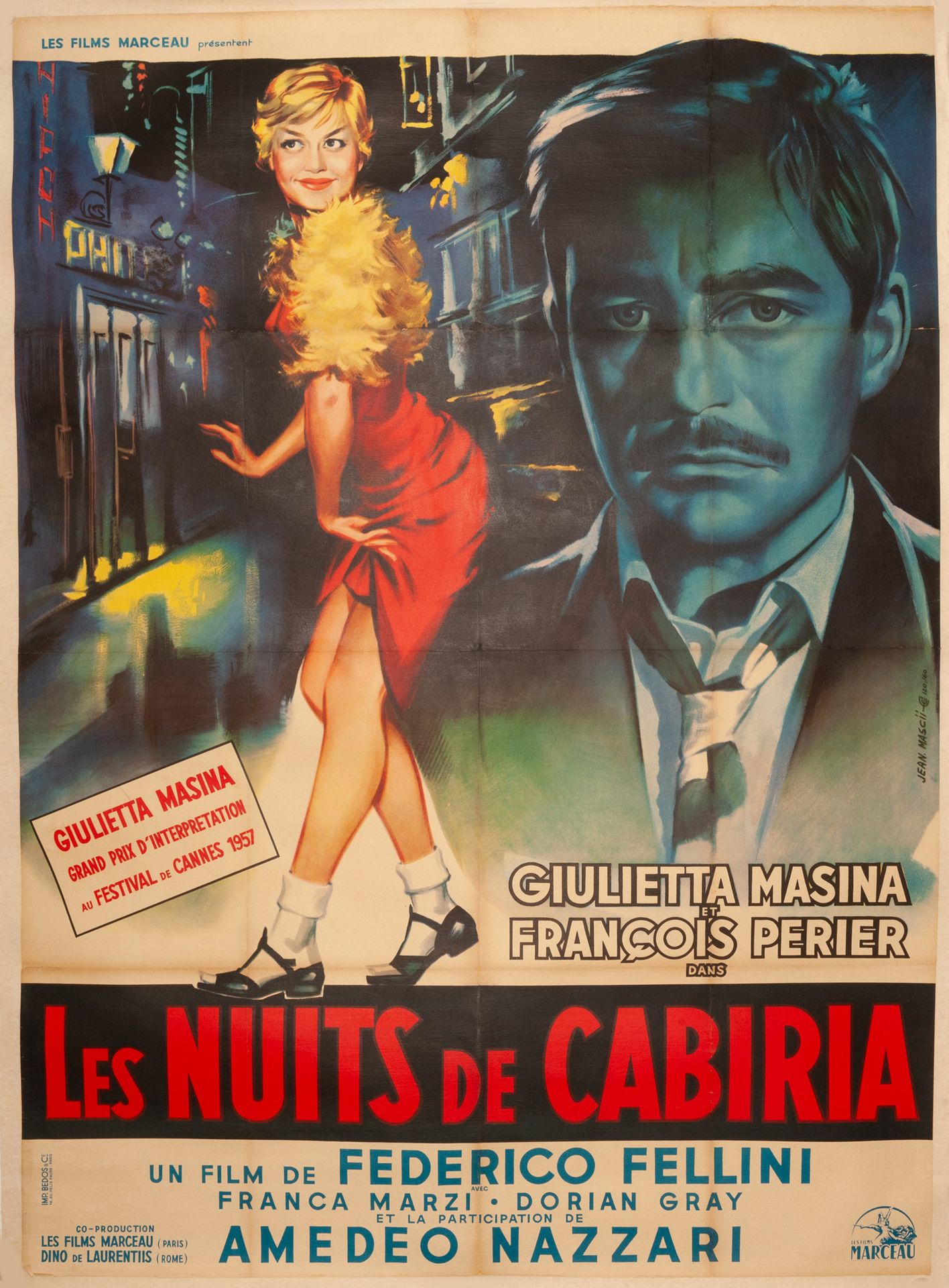 Null LE NOTTI DI CABIRIA / LE NOTTI DI CABIARIA Frederico Fellini. 1957.
120 x 1&hellip;