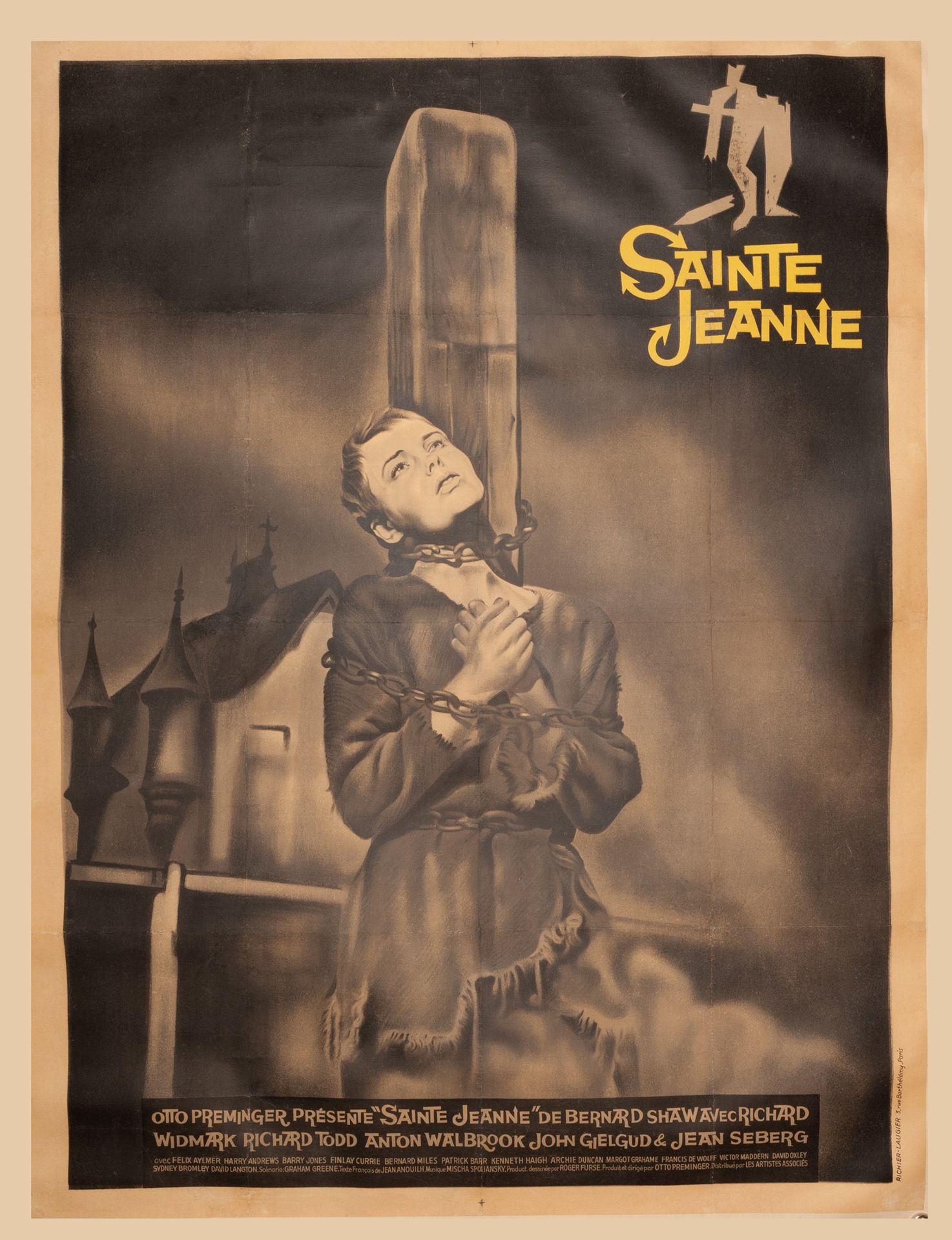 Null SAINTE JEANNE / SAINT JOAN Otto Preminger. 1957.
120 x 160 cm. Affiche fran&hellip;