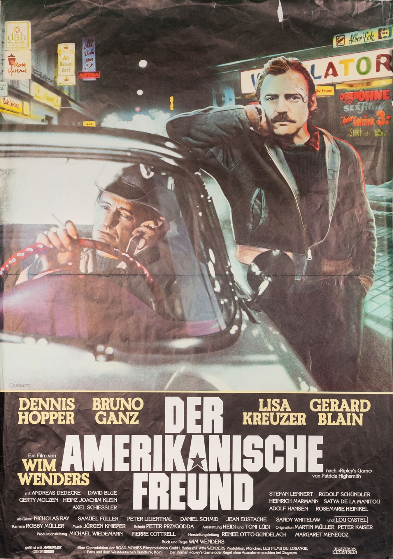 Null DER AMERIKANISCHE FREUND /
L'AMI AMÉRICAIN Wim Wenders. 1977.
60 x 84 cm. D&hellip;