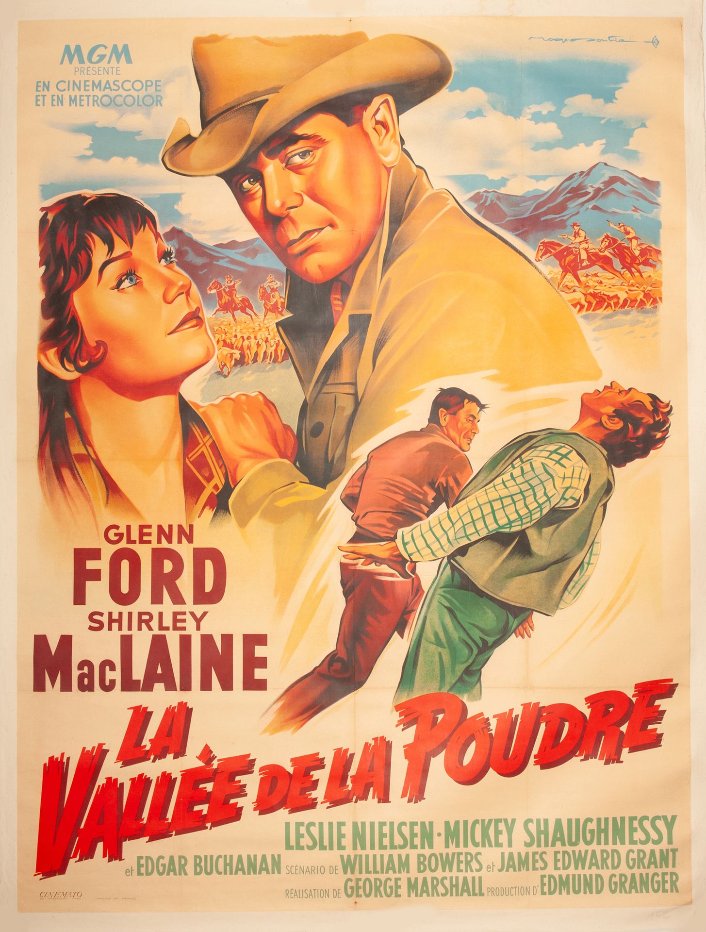 Null THE POWDER VALLEY / SHEEPMAN George Marshall. 1958.
120 x 160 cm. French po&hellip;