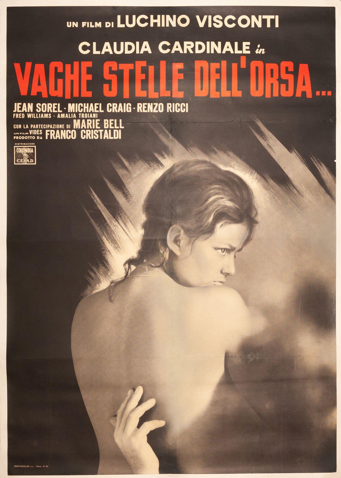 Null VAGHE STELLE DELL' ORSA Luchino Visconti. 1965.
100 x 140 cm. Affiche itali&hellip;