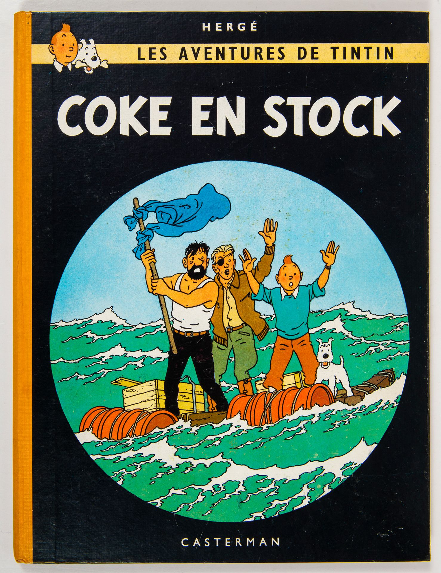 Null Tintin - Coke in Stock : Casterman B26 edizione del 1958 quasi nuova.
