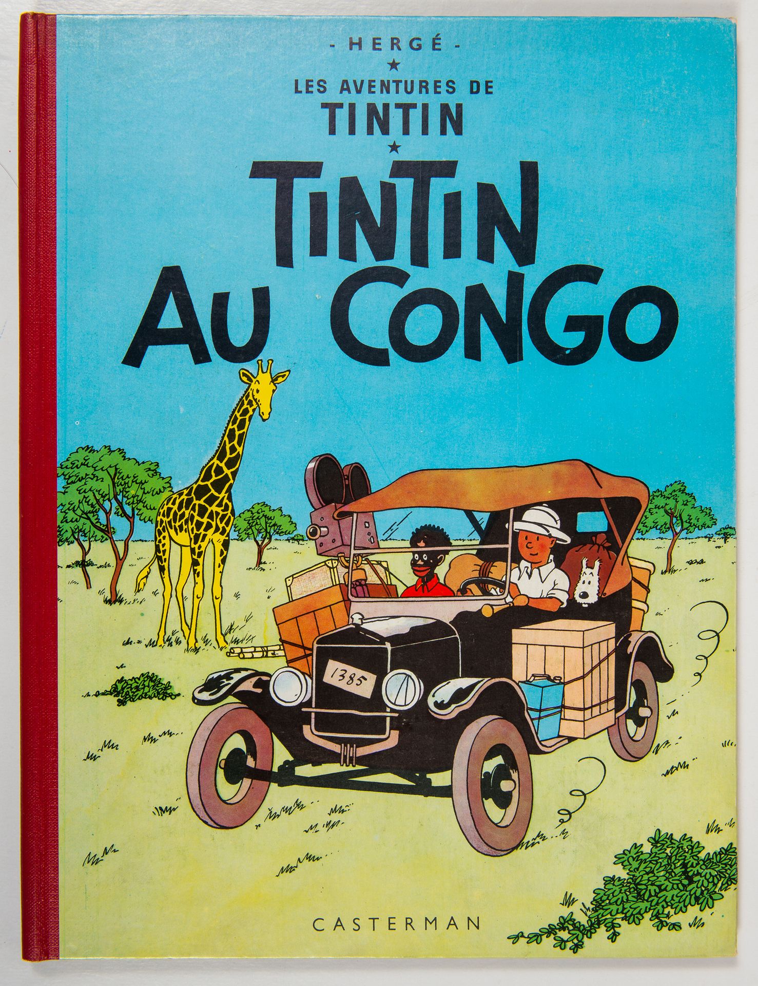 Null Tintin - In the Congo : Casterman B23ter edizione del 1958 quasi nuova.