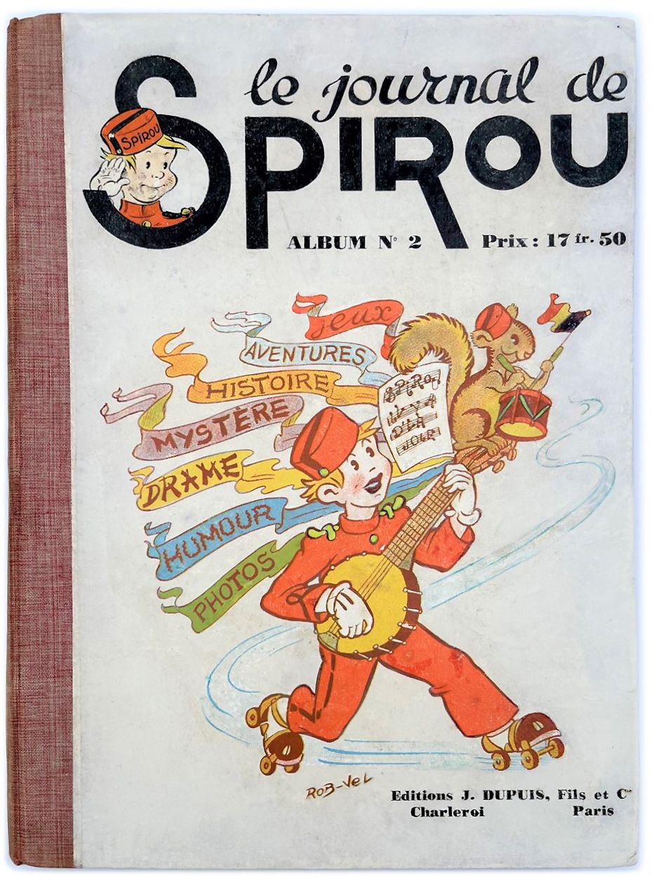 Null Spirou - Binding 2 : Complete album with some retouching. Rare and in very &hellip;