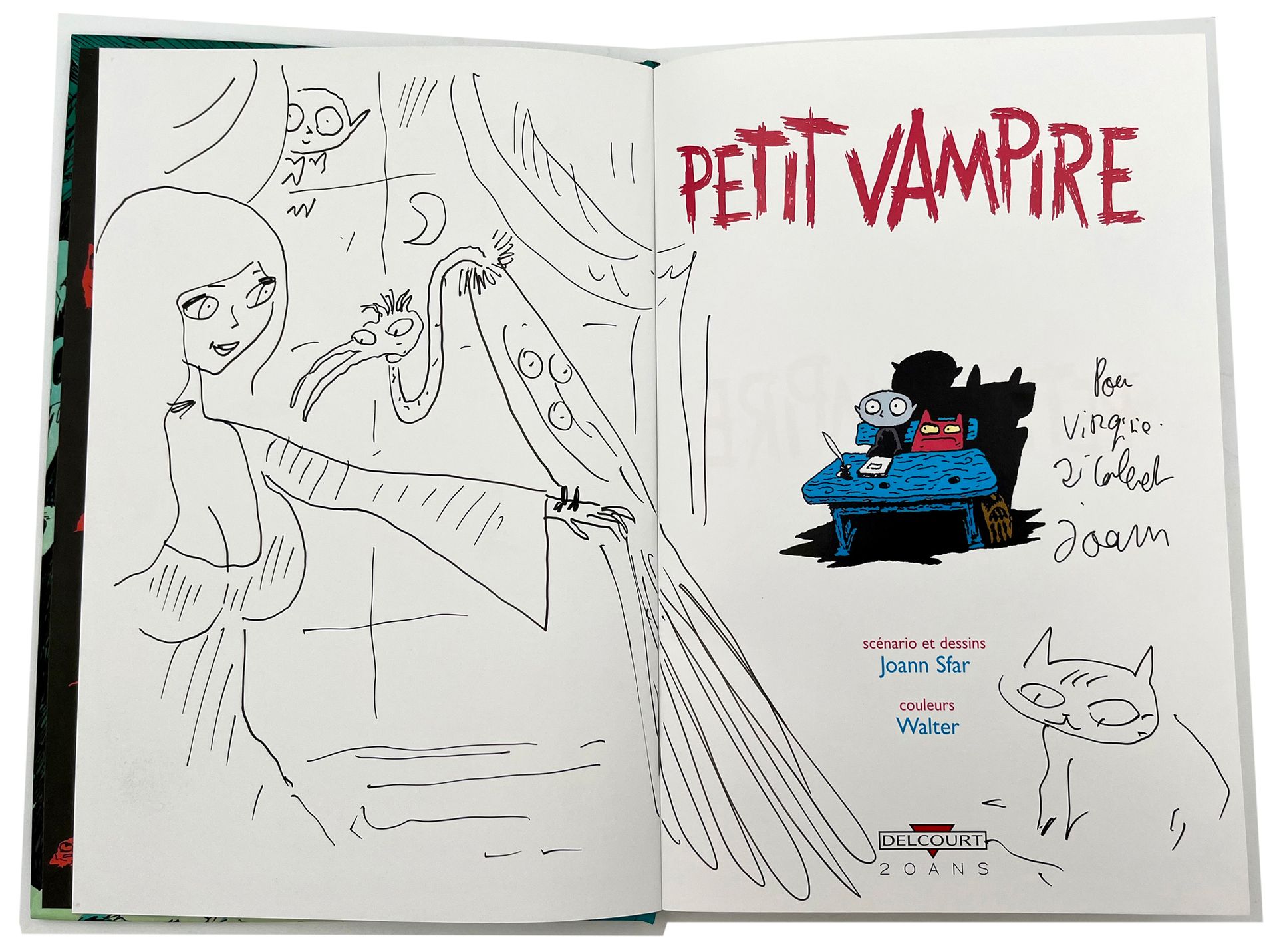 SFAR Dedication : Little vampire (integral). First edition with a drawing by the&hellip;