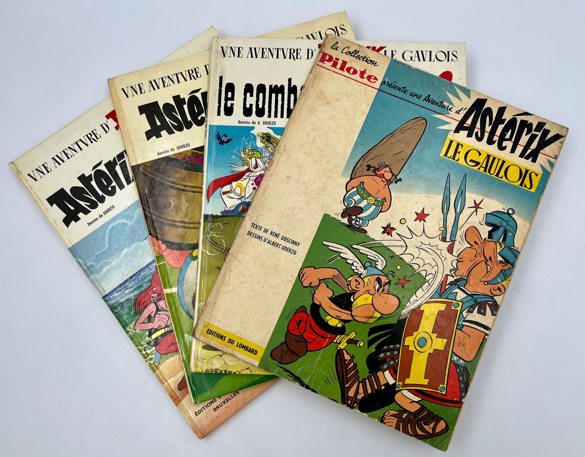 Null Asterix - Set of 4 albums : Gaul (paperback, average to good condition), Co&hellip;