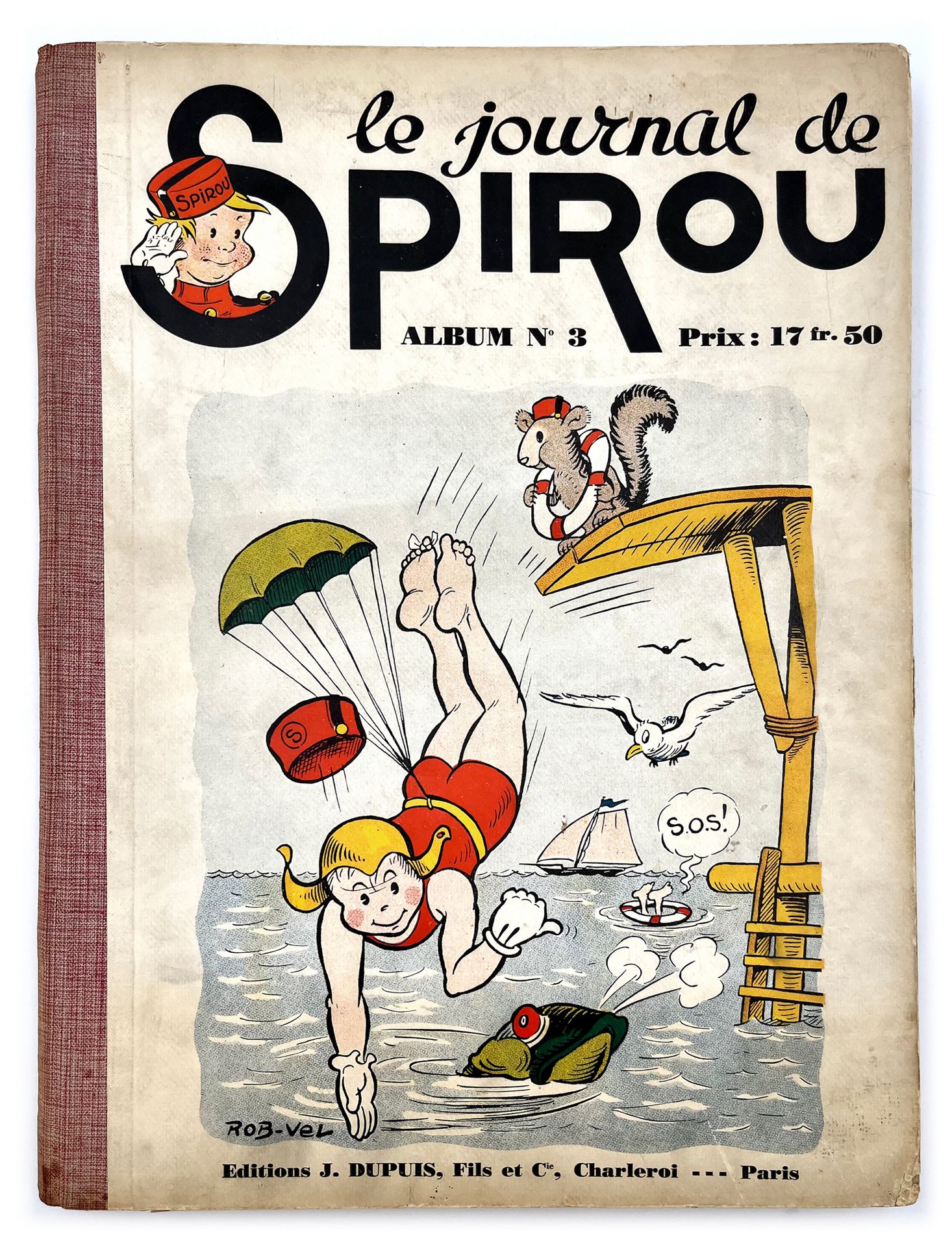 Null Spirou - Publisher's binding 3 : Complete album in very good condition.