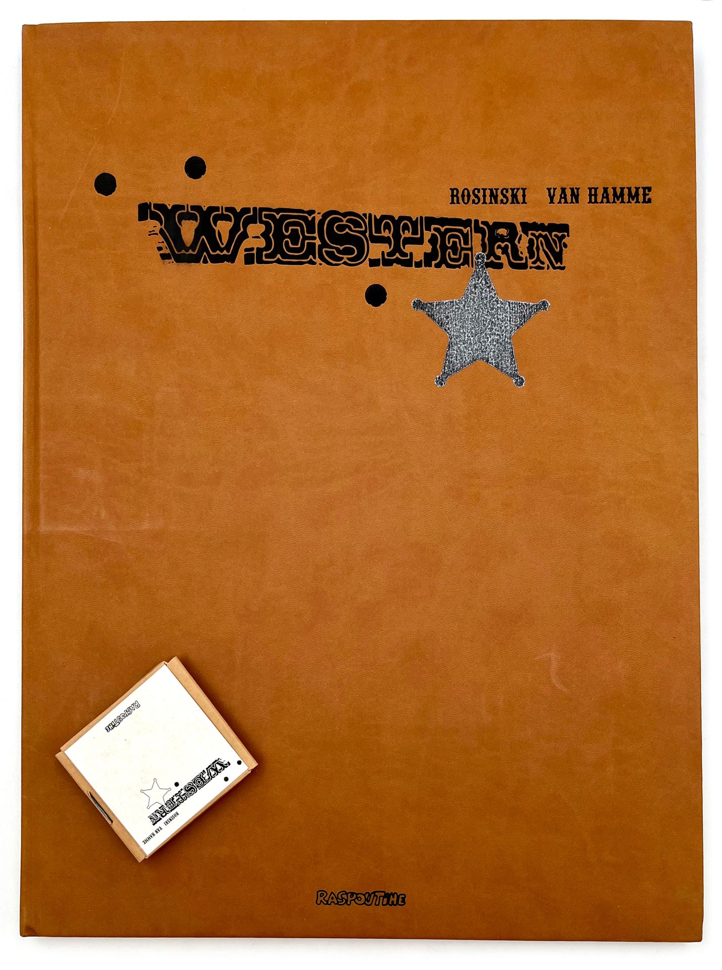 ROSINSKI Western : Tirage numéroté et signé complet avec son étoile de shérif (R&hellip;