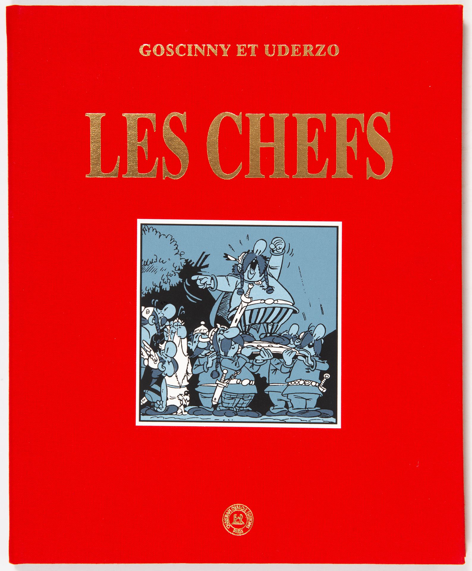 Null Astérix - Les chefs : Portfolio numéroté (/250) et signé par Uderzo dans so&hellip;