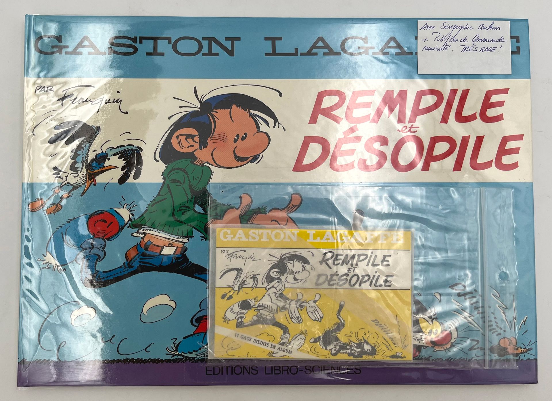 Null Gaston rempile et Désopile + Pub : Deluxe edition numbered (139/500) + seri&hellip;