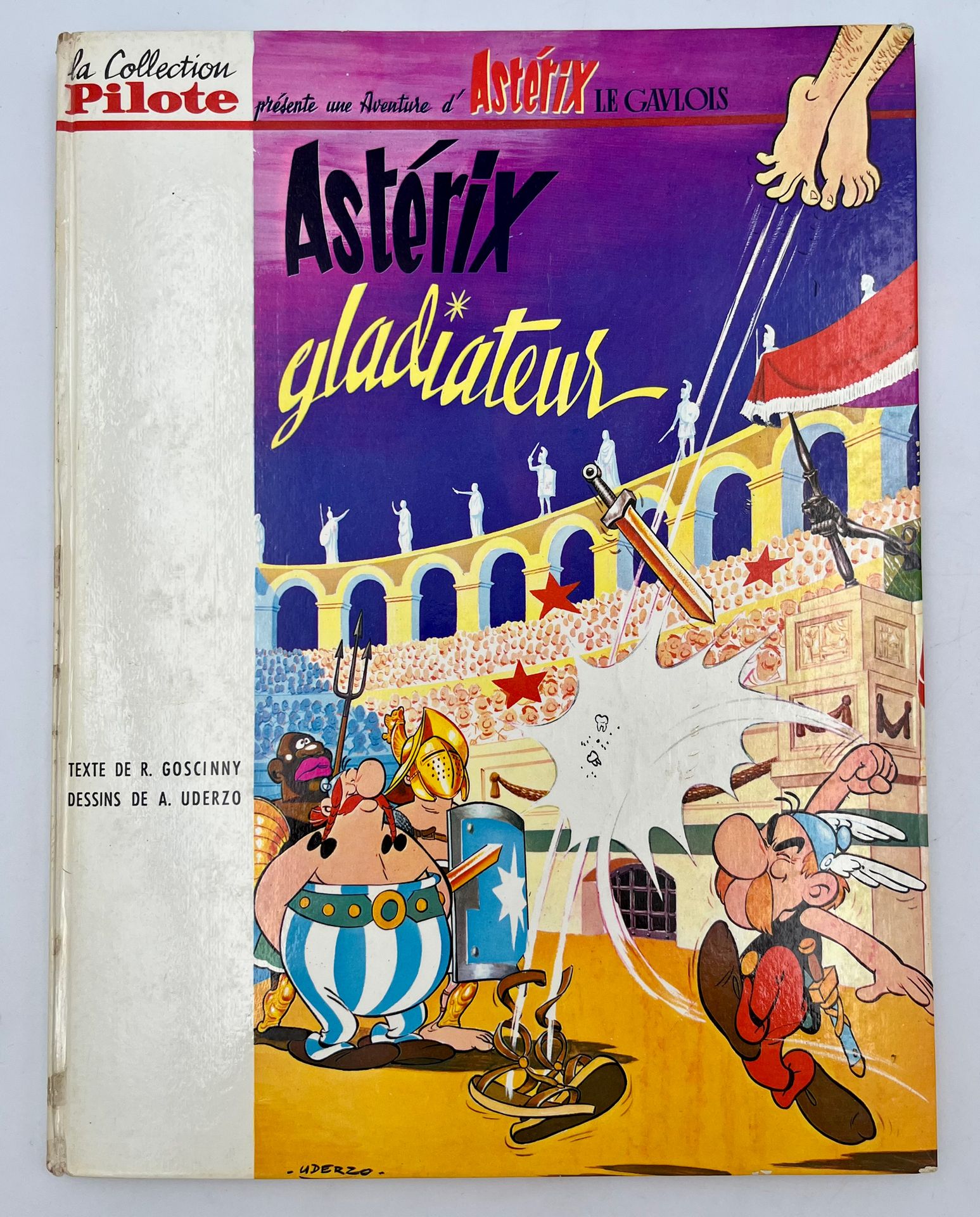 Null Asterix Gladiator: Originalausgabe Dargaud genäht. Einige Flecken und Abnut&hellip;