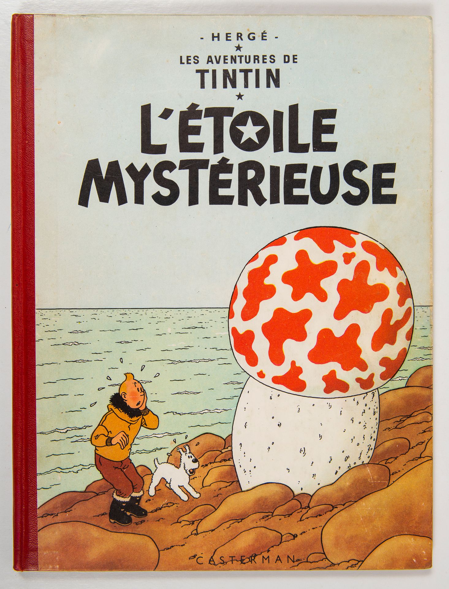 Null 丁丁--神秘的星：1954年卡斯特曼B9版（法国印刷），近乎完美状态。