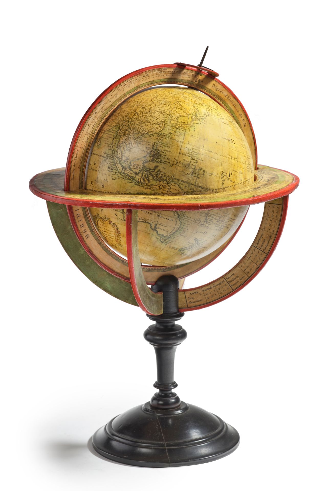 Charles François DELAMARCHE (1740-1817) 
Earth globe in cardboard and engraved p&hellip;